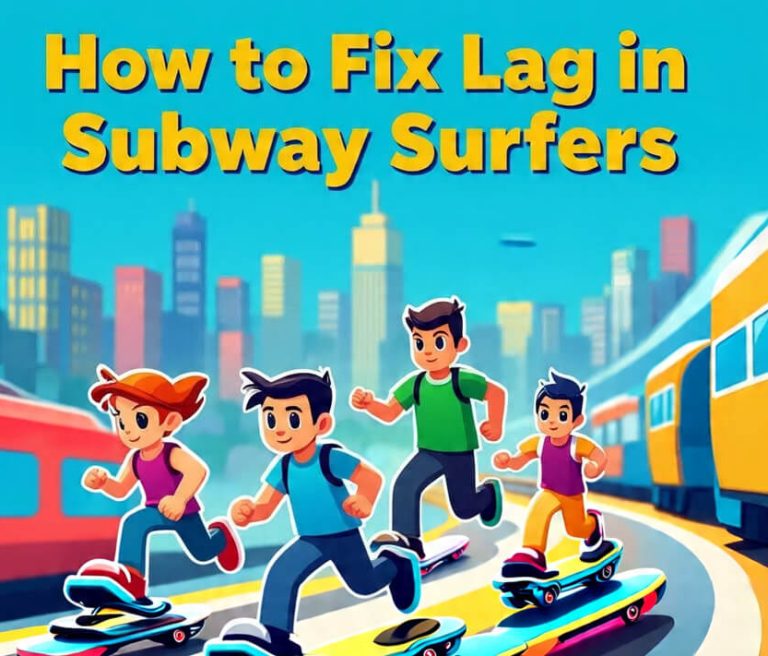 How to Fix Lag While Playing Subway Surfers Online 5 how to fix lag while playing subway surfers